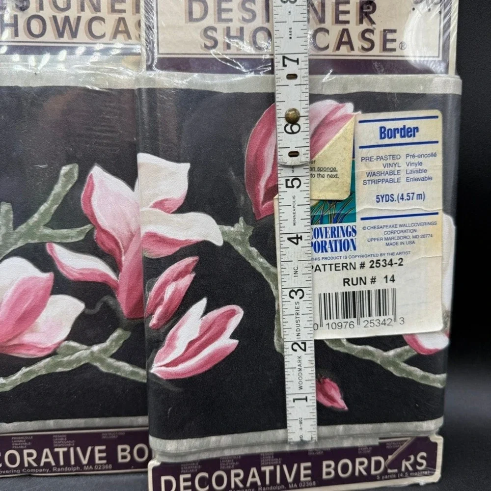 Vintage Brewster Chesapeake Wallpaper Border Home Decor 15 Yards Floral Magnolia